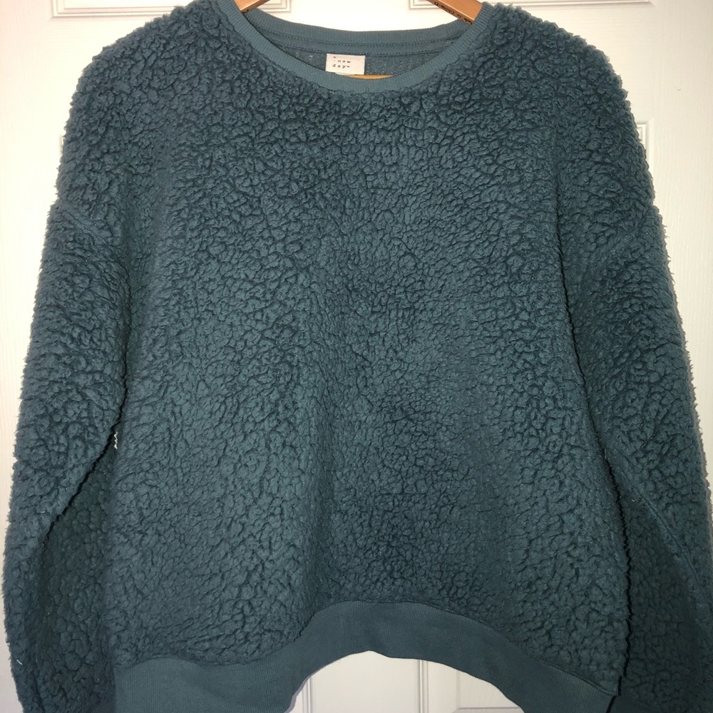 Blue Fuzzy Sweater
